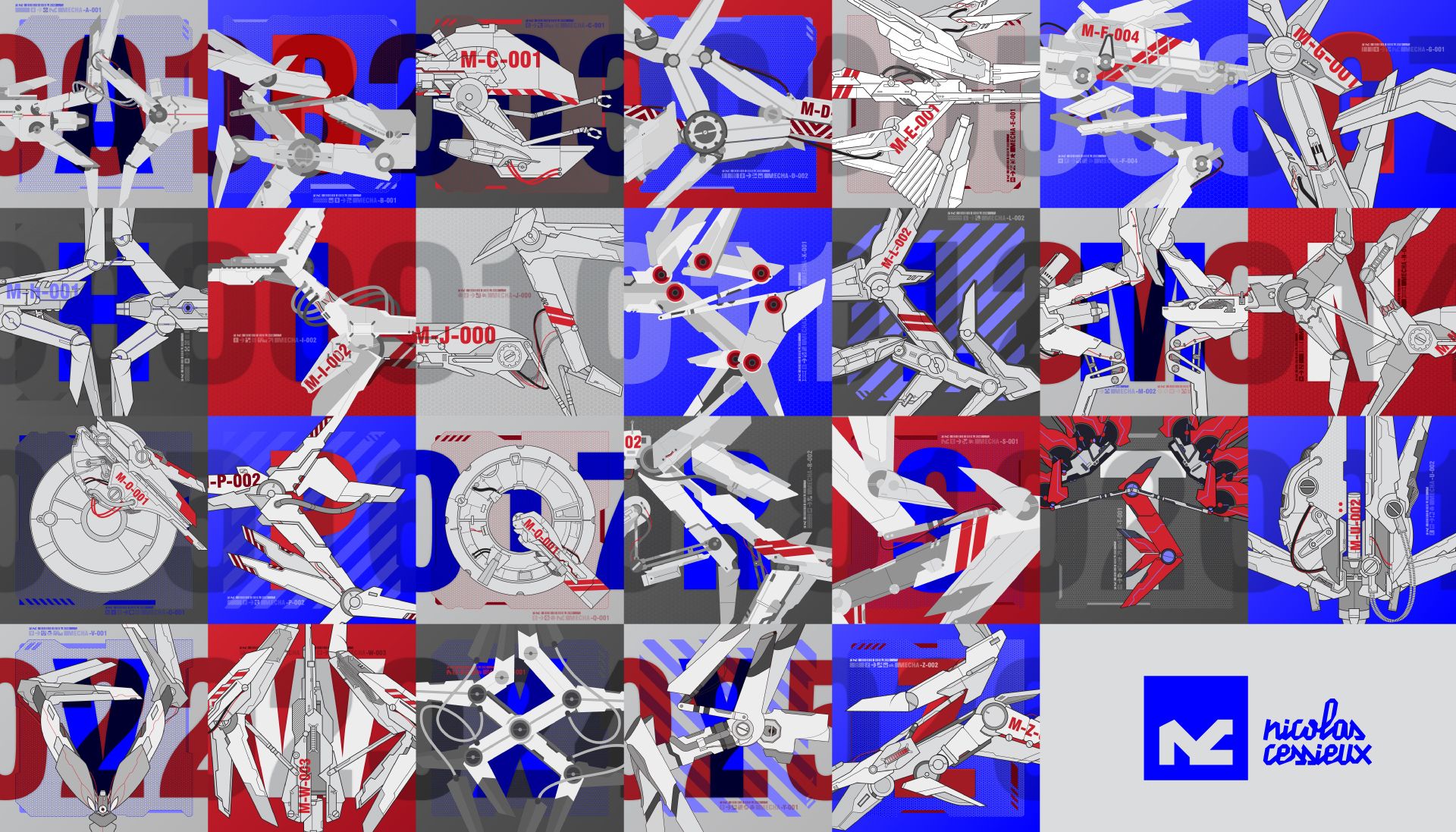 Typo Graffiti Mecha